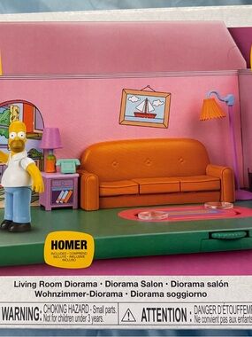 The tv show the  Simpson living room toy